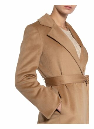MAX & Co. Longrun Wollmantel Damen, Braun