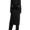 MAX & Co. Longrun Wollmantel Damen, Schwarz