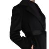 MAX & Co. Longrun Wollmantel Damen, Schwarz