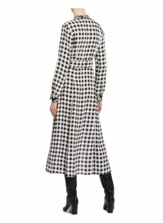MAX & Co. Moto Hemdblusenkleid Damen, Schwarz