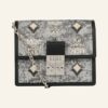 MCM Bag Vintage Jacquard Micro Bag Damen, Grau