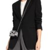 MCM Bag Vintage Jacquard Micro Bag Damen, Grau