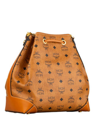 MCM Berlin Visetos Beuteltasche Damen, Braun