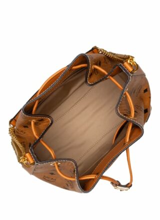 MCM Berlin Visetos Beuteltasche Damen, Braun