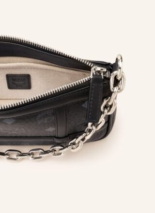 MCM Delmy Umhängetasche Damen, Schwarz
