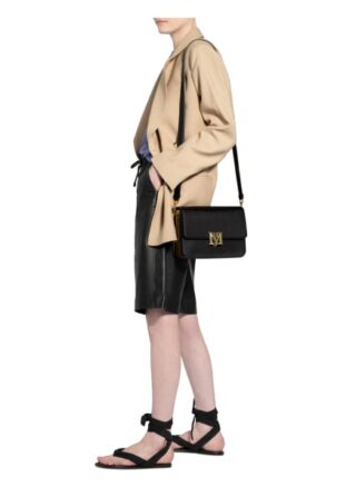 MCM Mena Small Umhängetasche Damen, Schwarz