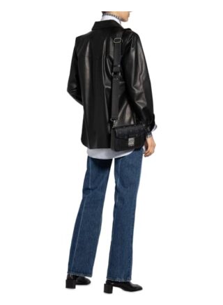MCM Millie Small Umhängetasche Damen, Schwarz