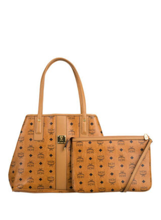 MCM Project Medium Shopper Damen, Braun