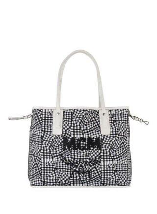 MCM Project Medium Shopper Damen, Weiß