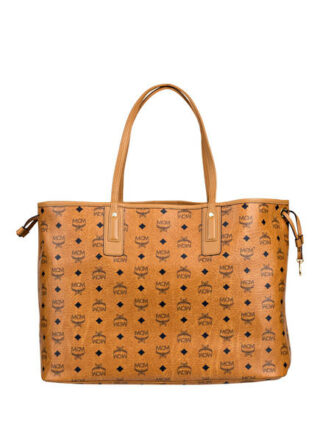 MCM Project Visetos Large Shopper Damen, Braun