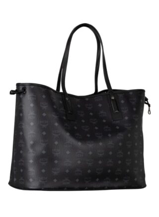 MCM Project Visetos Large Shopper Damen, Schwarz
