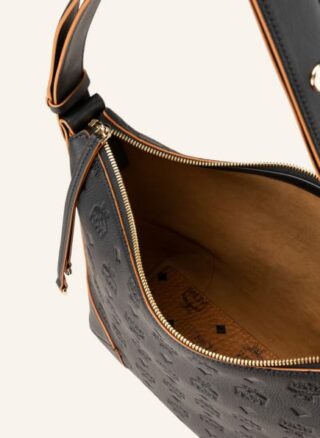 MCM Schultertasche Damen, Schwarz