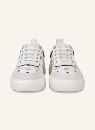 MCM Skyward Plateau-Sneaker Damen, Weiß