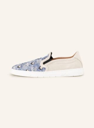 MCM Slip On Sneaker Damen, Blau