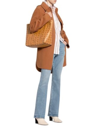MCM Toni Medium Shopper Damen, Braun