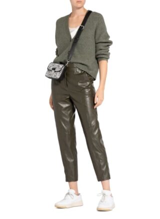MCM Vintage Jacquard Umhängetasche Damen, Grau