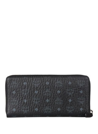 MCM Visetos Original Geldbörse Damen, Schwarz