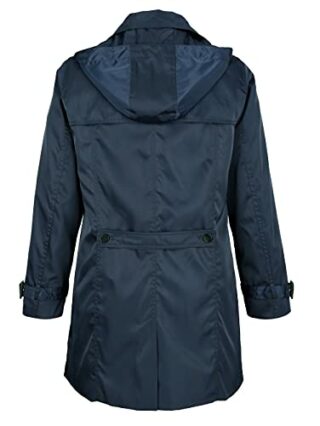 MIAMODA Trenchcoat Damen, Blau