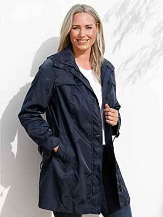 MIAMODA Trenchcoat Damen, Blau
