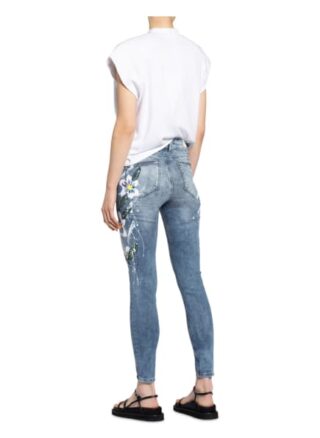 MIRACLE OF DENIM Sina Skinny Jeans Damen, Blau