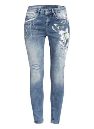 MIRACLE OF DENIM Sina Skinny Jeans Damen, Blau