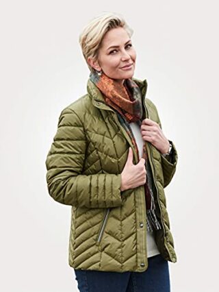 MONA Steppjacke Damen, Grün
