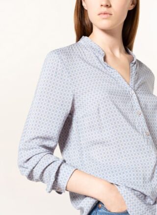MORE & MORE Bluse Damen, Blau