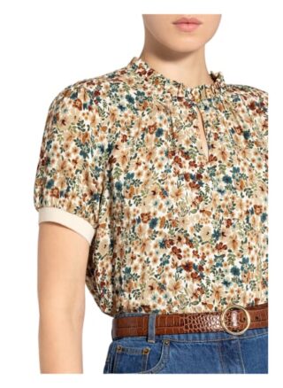 MORE & MORE Blusenshirt Damen, Beige