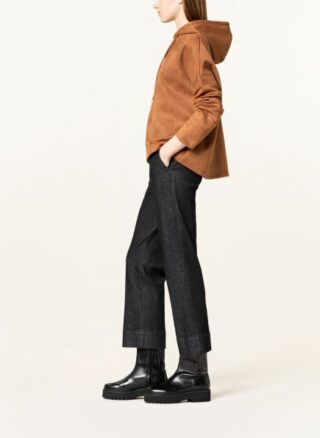 MORE & MORE Oversized-Hoodie Damen, Braun