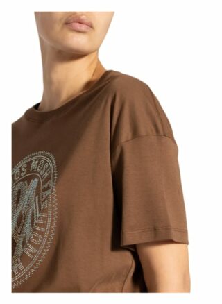MOS MOSH Leah Holy T-Shirts Damen, Braun