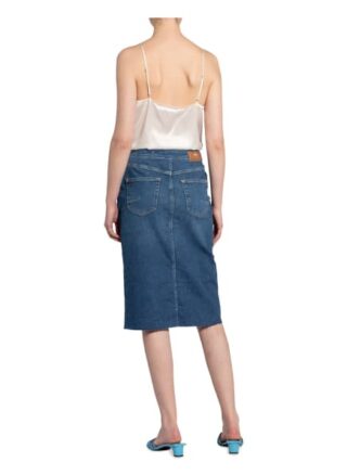MOS MOSH Selma Jeansrock Damen, Blau