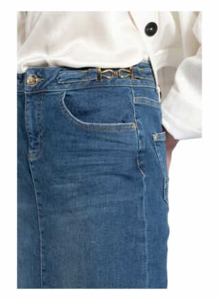 MOS MOSH Selma Jeansrock Damen, Blau