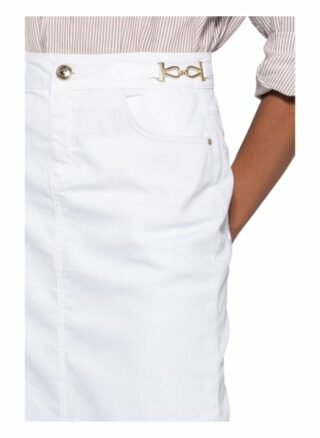 MOS MOSH Selma Jeansrock Damen, Weiß