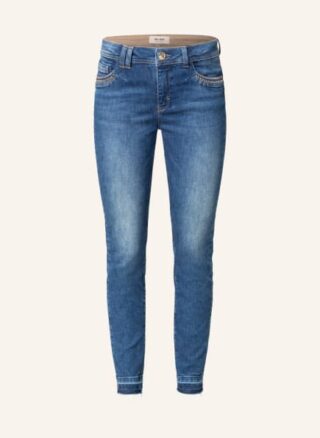 MOS MOSH Sumner Wood Skinny Jeans Damen, Blau