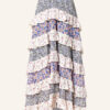 Maje Jilota A-Linien-Rock Damen, Blau