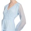 Maje Plisseekleid Damen, Blau