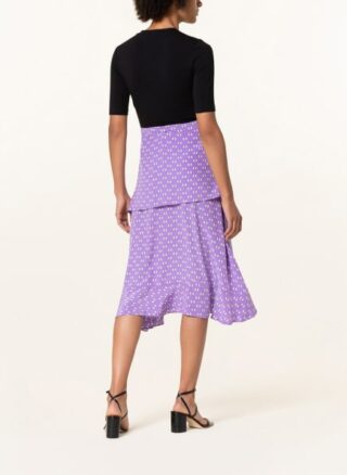 Maje Raprinode Kleid in A-Linie Damen, Lila