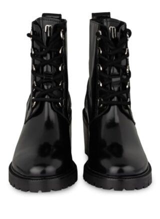 Maje Schnürstiefeletten Damen, Schwarz