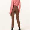 Marc Cain 7/8-Cigarettenhose Damen, Braun
