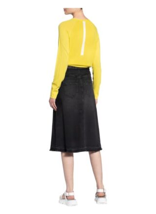 Marc Cain A-Linien-Jeansrock Damen, Schwarz