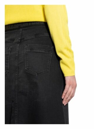 Marc Cain A-Linien-Jeansrock Damen, Schwarz