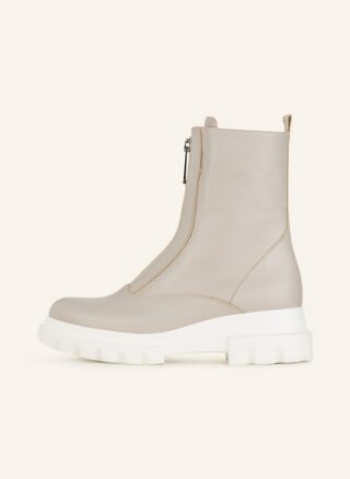 Marc Cain Boots Biker Boots Damen, Beige