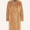 Marc Cain Kunstfell-Mantel Damen, Beige