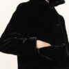 Marc Cain Kunstfelljacke Damen, Schwarz
