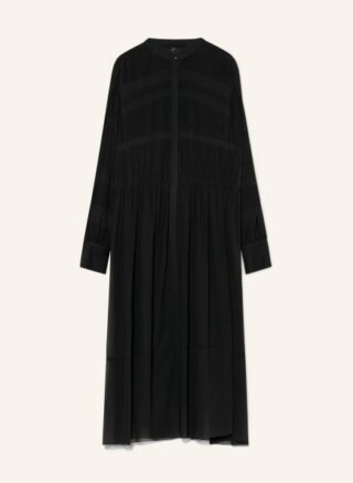 Marc Cain Plisseekleid Damen, Schwarz