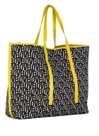 Marc Cain zum Wenden Shopper Damen, Schwarz