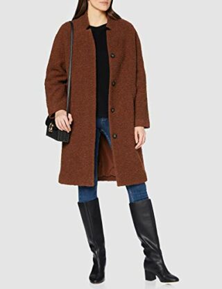 Marc O'Polo 49025371189 Wollmantel Damen, Braun