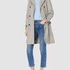 Marc O'Polo 702109471095 Mantel Coat Damen, Grau