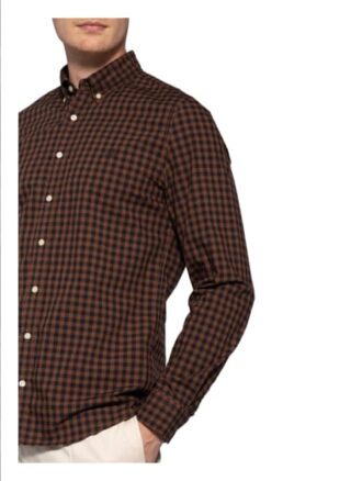 Marc O'Polo Casual-Hemd Herren, Braun