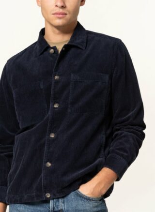 Marc O'Polo Cord-Overshirt Herren, Blau